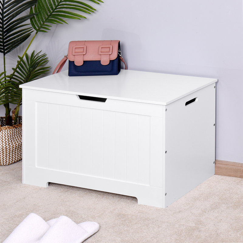 Red Barrel Studio® Braymer White Lift Top Entryway Storage With